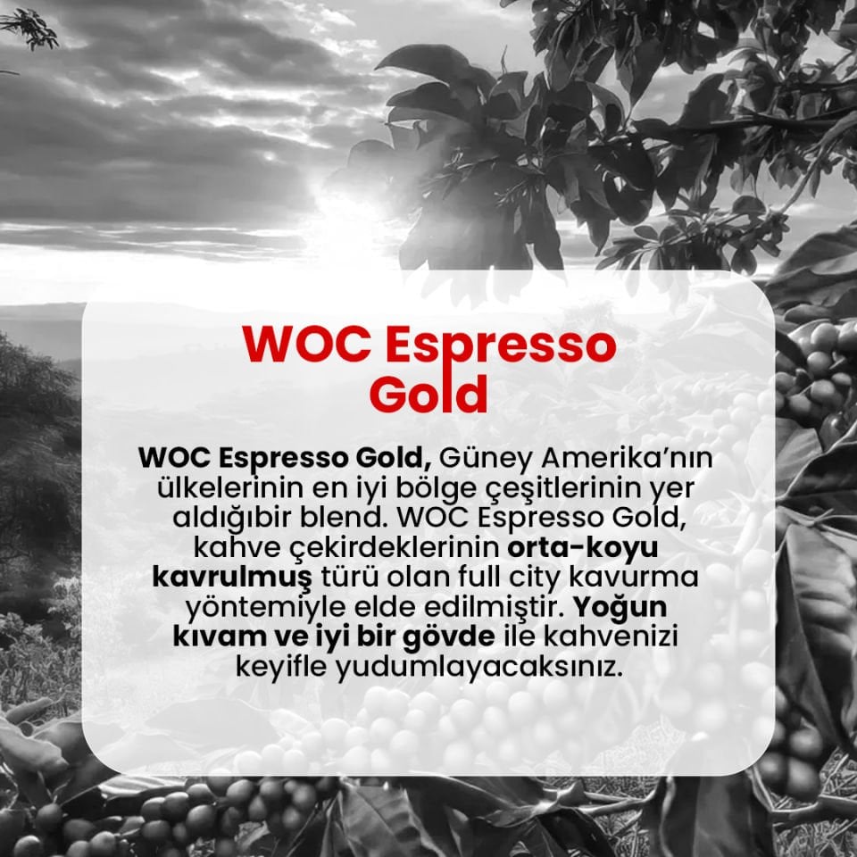 WOC Espresso Gold Coffee 1000gr