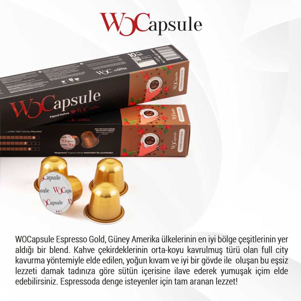 WOCapsule Nespresso Uyumlu Kapsül Kahve 60'li Tanışma Paketi