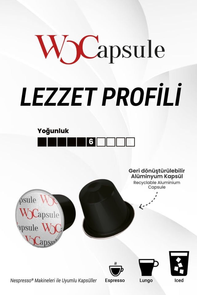 Wocapsule Decaf Nespresso Uyumlu Kapsül Kahve 10'lu Kutu